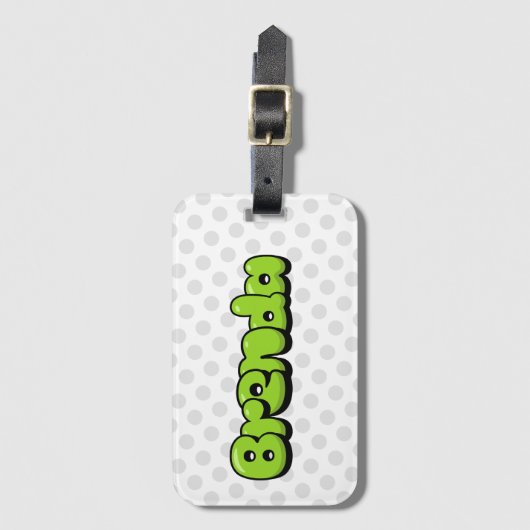 ブレンダ ラゲッジタグ (正面縦)