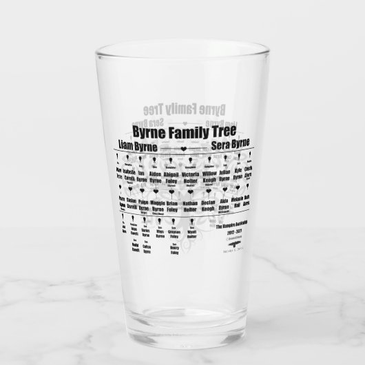 ブレンダKデイヴィスヴァンパイアウェイクエンイングファミリーツリー タンブラーグラス (裏面)