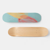 ブレンディングウォーターカラースケートボード スケートボード (横)