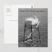 ブレントンリーフオフショアライトステーションはがき ポストカード (正面/裏面)