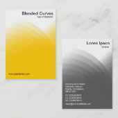 ブレンドカーブ – 琥珀 名刺 (正面/裏面)