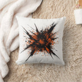 ブレンドパステルカラー洗浄アート クッション (ブランケット)