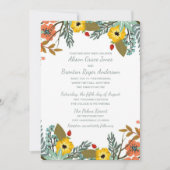 ブレンドファミリーガーデンフローラ結婚式招待状 招待状 (正面)