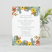 ブレンドファミリーガーデンフローラ結婚式招待状 招待状 (スタンド正面)