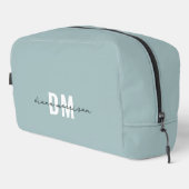 ブレンドブルーモダン&スクリプエレガントトモノグラム ドップキット (右コーナー)