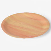 ブレンドブレンドイエローオレンジ紙プレート ペーパープレート (アングル)