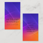 ブレンドラカラフルインの背景 名刺 (正面/裏面)