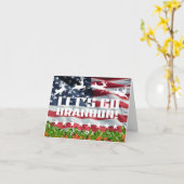 ブレンドンに祝福を！ クリスマスカード カード (黄色い花)