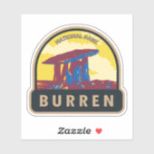 ブレンナショナルパークアイルランドトラベルアートヴィンテージ シール (シート)