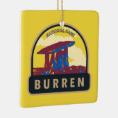 ブレンナショナルパークアイルランドトラベルアートヴィンテージ セラミックオーナメント (右)