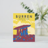 ブレンナショナルパークアイルランドトラベルアートヴィンテージ ポストカード (スタンド正面)