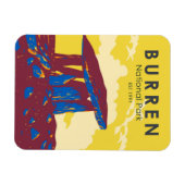 ブレンナショナルパークアイルランドトラベルアートヴィンテージ マグネット (横)