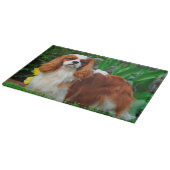 ブレンハイムカバリエキングチャールズスパニエル犬パピードッグ カッティングボード (角)