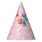 ブレンハイムカバリエキングチャールズスパニエル犬誕生日 パーティーハット (左)