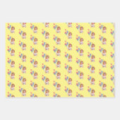 ブレンハイムカバリエキングチャールズスパニエル犬誕生日 ラッピングペーパーシート (正面)