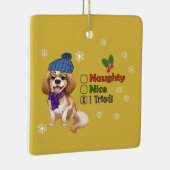 ブレンハイムカバリエクリスマスオーナメント セラミックオーナメント (右)