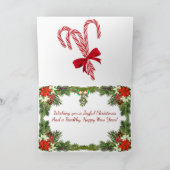 ブレンハイムカバリエクリスマスカード シーズンカード (内部)