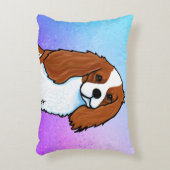 ブレンハイムカバリエスパニエル犬装飾用クッション アクセントクッション (正面(垂直))