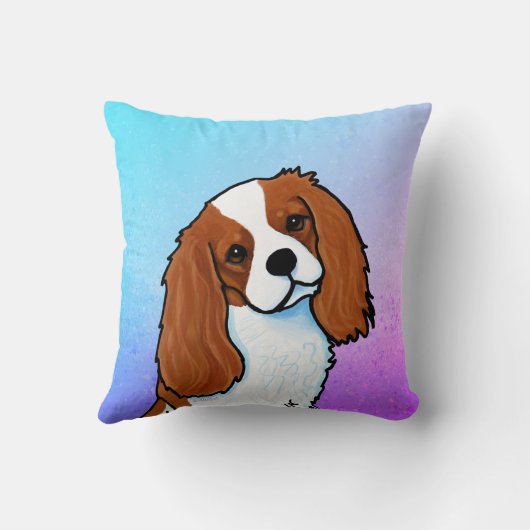 ブレンハイムカバリエスパニエル犬装飾用クッション クッション (裏面)