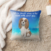 ブレンハイムカバリエールキングチャールズスパニエル犬 クッション (ブランケット)