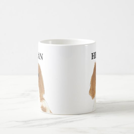 ブレンハイムカバリエールキングチャールズスパニエル犬 コーヒーマグカップ (中央)