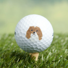 ブレンハイムカバリエールキングチャールズスパニエル犬 ゴルフボール
