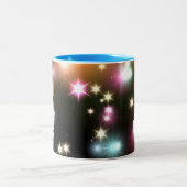 ブレンハイムカバリエールキングチャールズスパニエル犬 ツートーンマグカップ (中央)