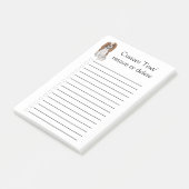 ブレンハイムカヴァリエキングチャールズスパニエル犬紙 ポストイット (アングル)