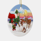 ブレンハイムキャリバリーキングチャールズスパの治療 セラミックオーナメント (右)