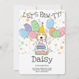 ブレンハイムコックパプオカバポウドグバースデーパーティー 招待状