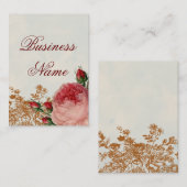 ブレンハイムバラ – サマースカイ – スイングラベル 名刺 (正面/裏面)