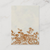 ブレンハイムバラ – サマースカイ – スイングラベル 名刺 (裏面)