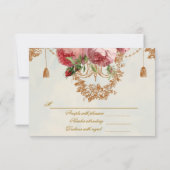 ブレンハイムバラ – サマースカイRSVP 出欠カード (裏面)