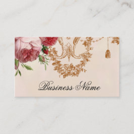 ブレンハイムバラ、ピンクの花びら 名刺