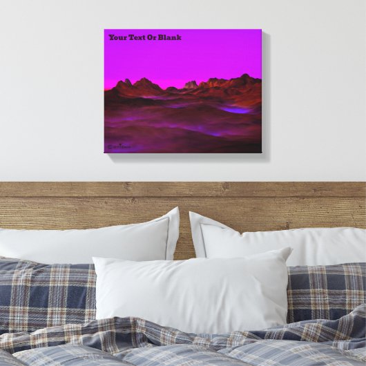 ブレンハイムパレスシープ キャンバスプリント (インサイチュ (寝室))