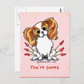 ブレンハイム・スウィートアーパーソナライズされたト ポストカード (正面/裏面)