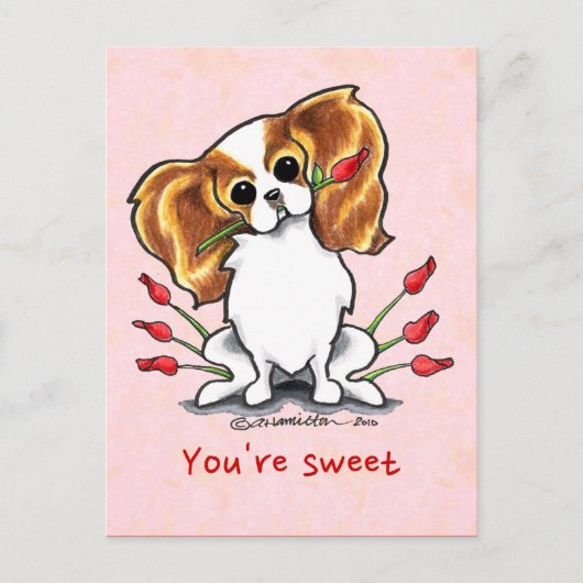 ブレンハイム・スウィートアーパーソナライズされたト ポストカード (正面)