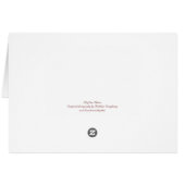 ブレンハイム/トリコラーカバリエスパニエル犬クリスマスカード (裏面横)