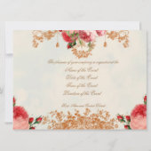 ブレンハイム ローズ - サマー スカイ ランドスケープ 招待状 (裏面)