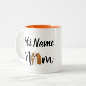 ブレンハカスタムイムカヴァリエキングチャールズスパニエル犬ギフト ツートーンマグカップ (正面左)