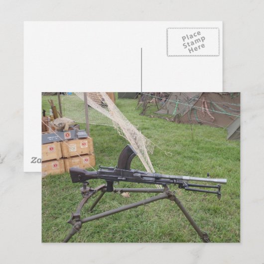 ブレン銃 ポストカード (正面/裏面)