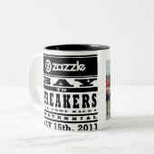 ブレーカの写真のマグへの私の湾 ツートーンマグカップ (正面左)