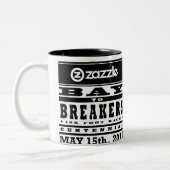 ブレーカの写真のマグへの私の湾 ツートーンマグカップ (左)