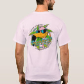 ブレーカーのストレッ高品質チ Tシャツ (裏面)