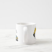 ブレーカーの漫画イラストレーション エスプレッソカップ (裏面)