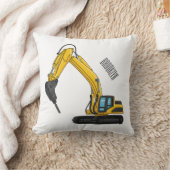 ブレーカーの漫画イラストレーション クッション (ブランケット)