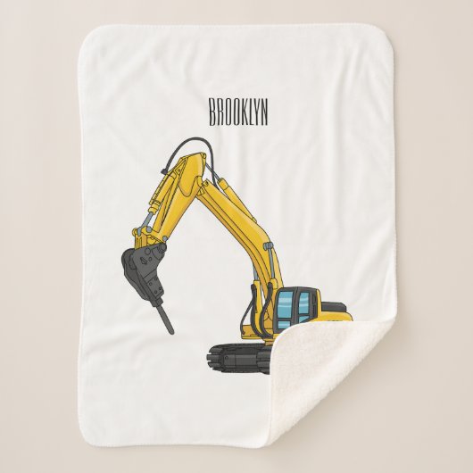 ブレーカーの漫画イラストレーション シェルパブランケット (正面)