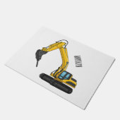 ブレーカーの漫画イラストレーション ドアマット (アングル)