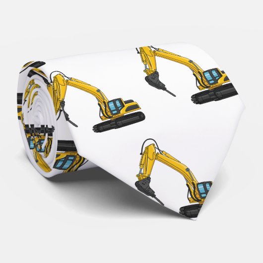 ブレーカーの漫画イラストレーション ネクタイ (ロール)