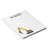 ブレーカーの漫画イラストレーション ノートパッド (アングル)